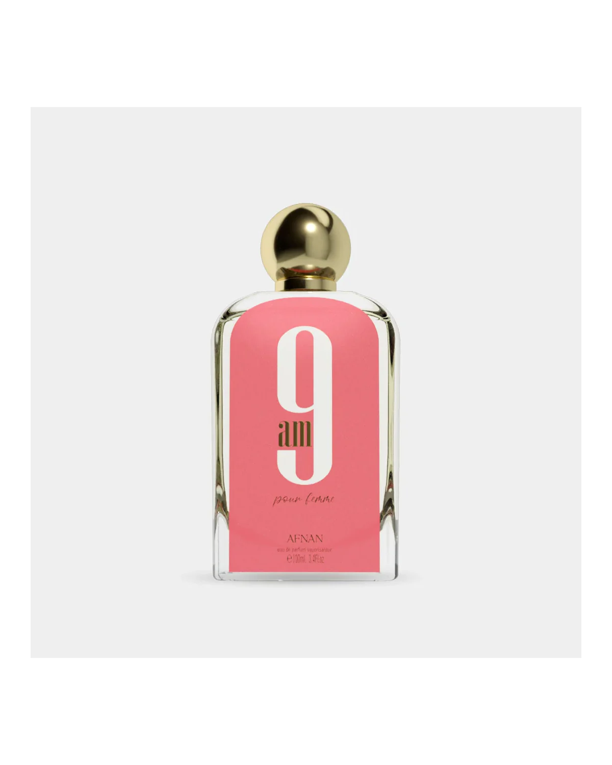 Frasco de 9AM Pour Femme de Afnan, perfume árabes mujer