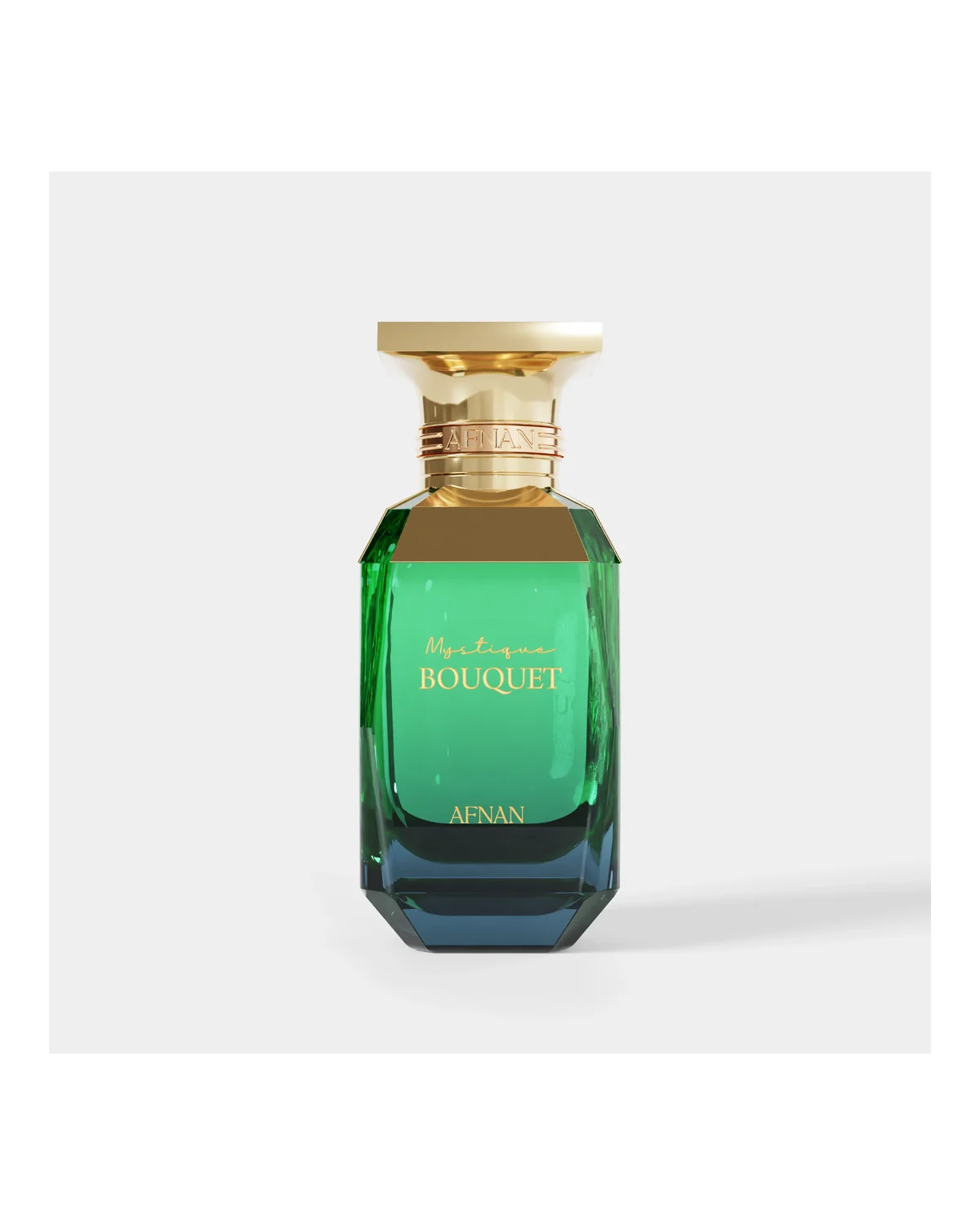 Frasco de Mystique Bouquet de Afnan, perfume árabes mujer