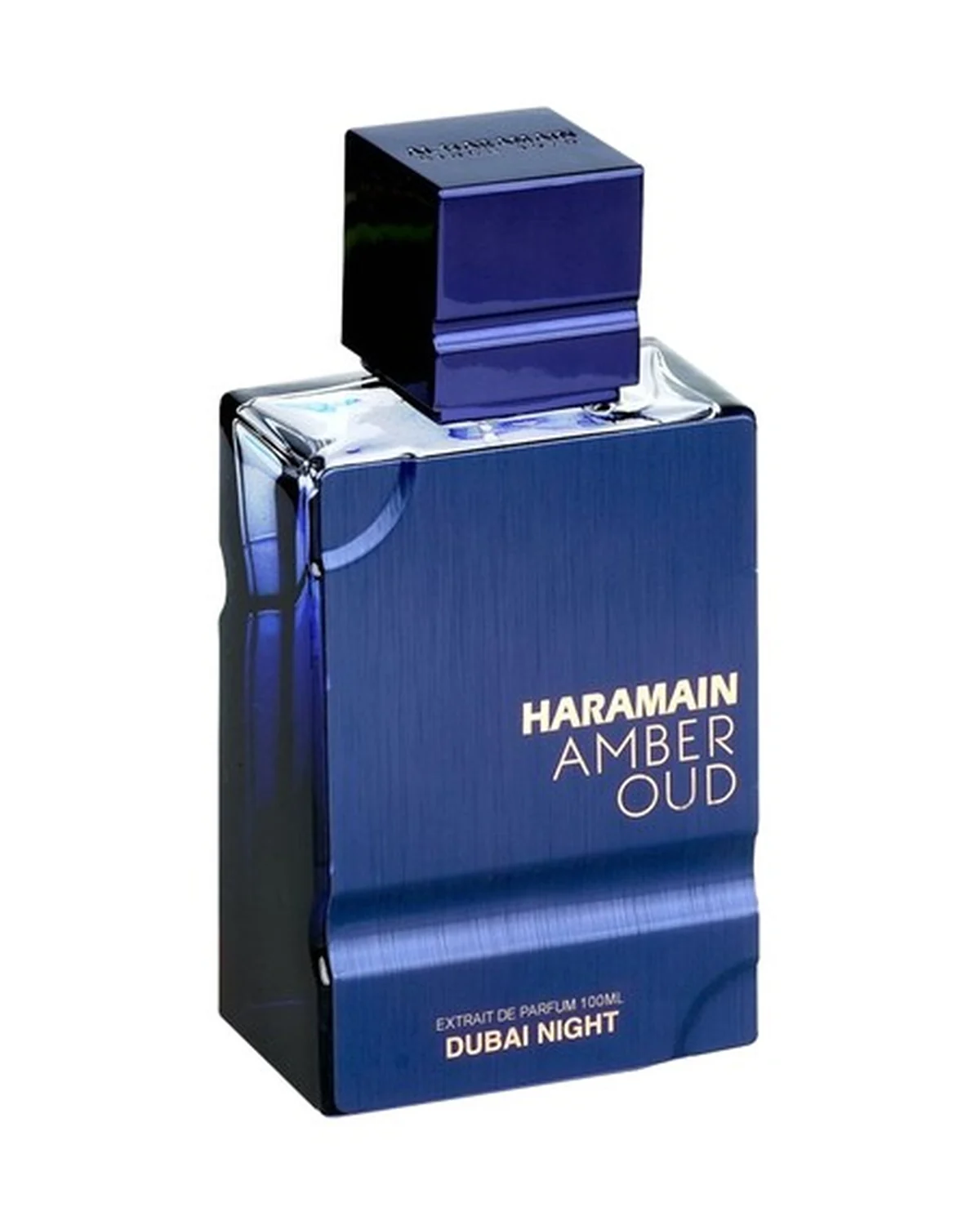 Frasco de Dubai Night de Al Haramain, perfume árabes hombre