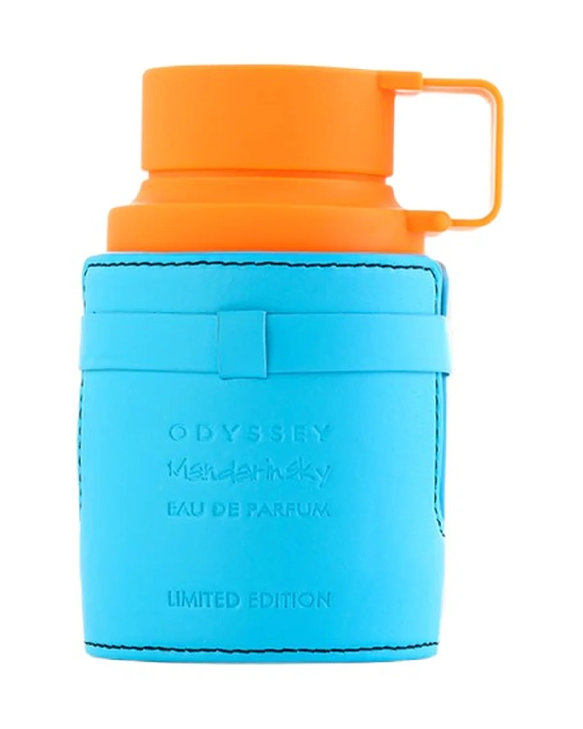 Frasco de Mandarin Sky de Armaf, perfume árabes hombre