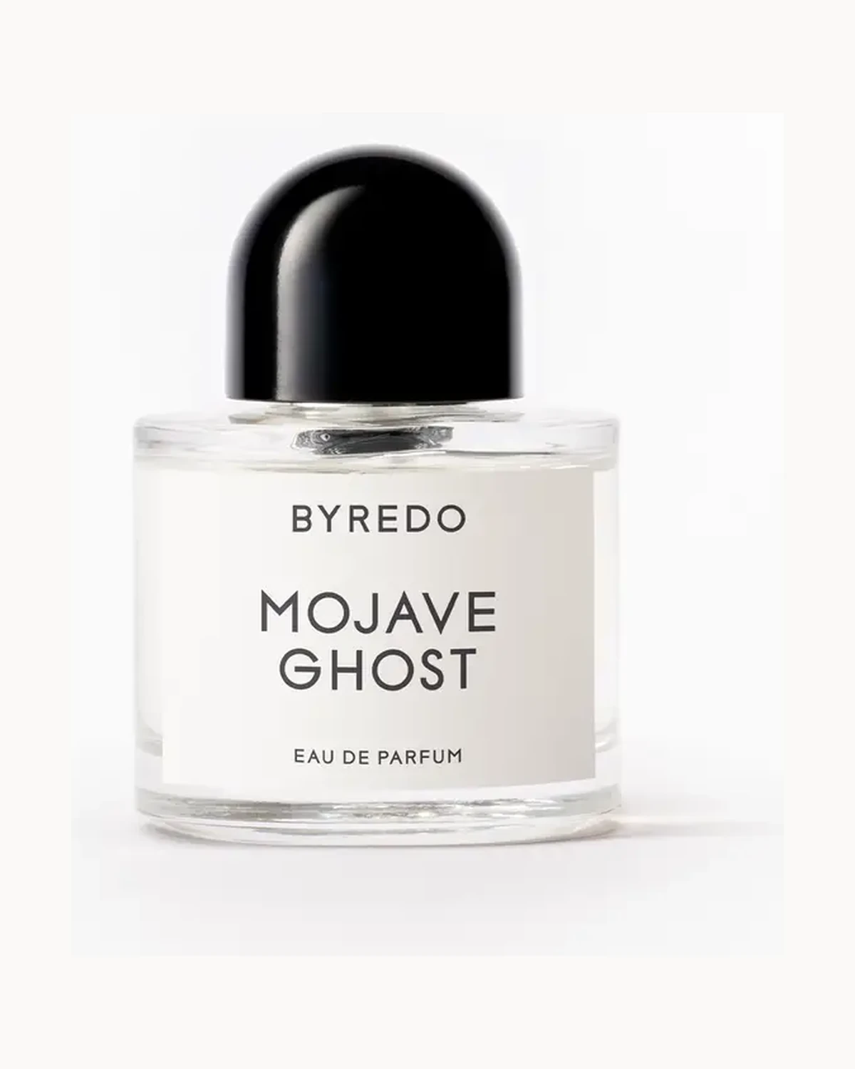 Frasco de Mojave Ghost de Byredo, perfume nicho unisex