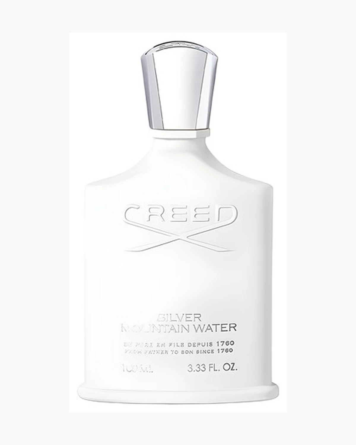 Frasco de Silver Mountain Water de Creed, perfume nicho hombre