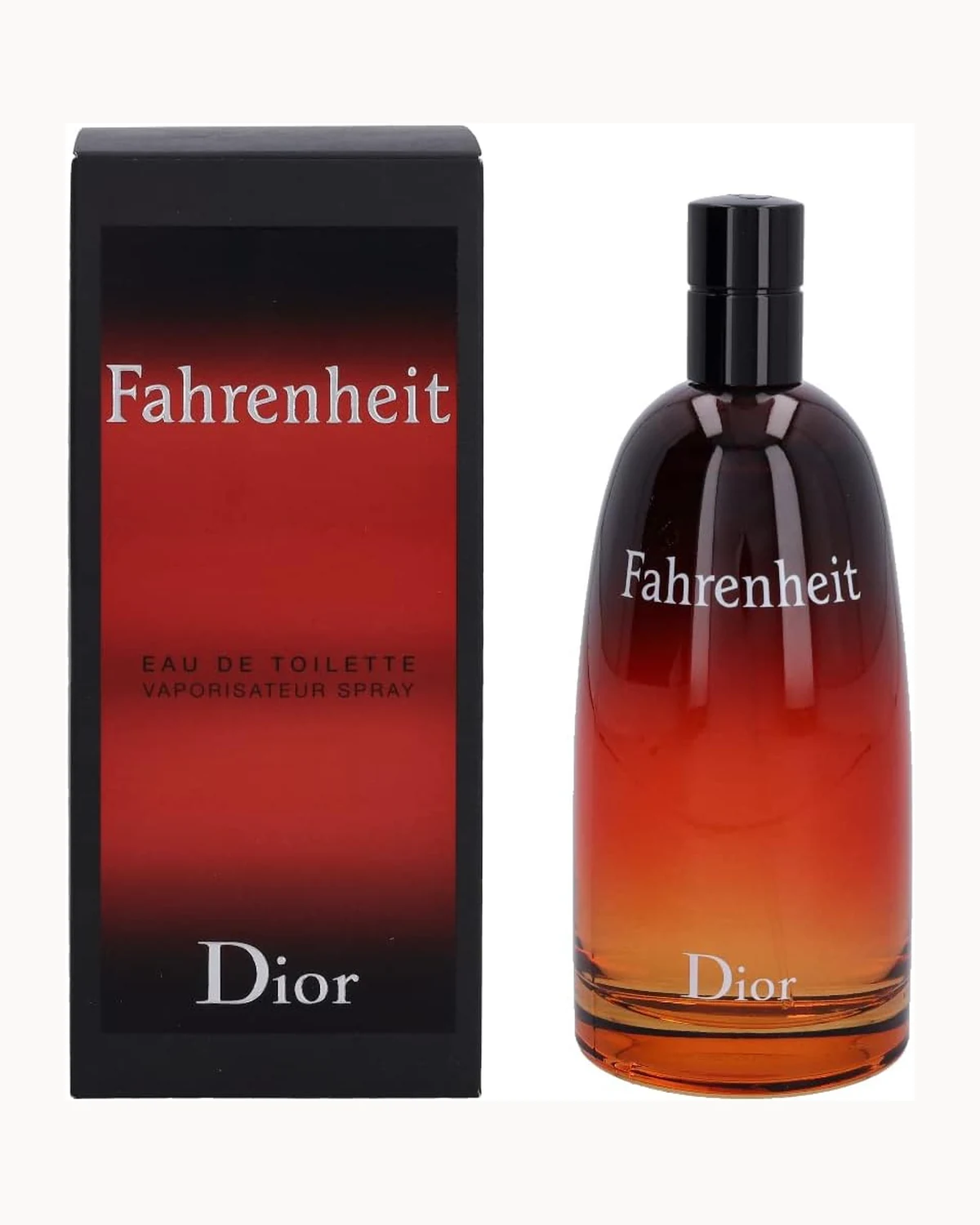 Frasco de Fahrenheit de Dior, perfume diseñador hombre