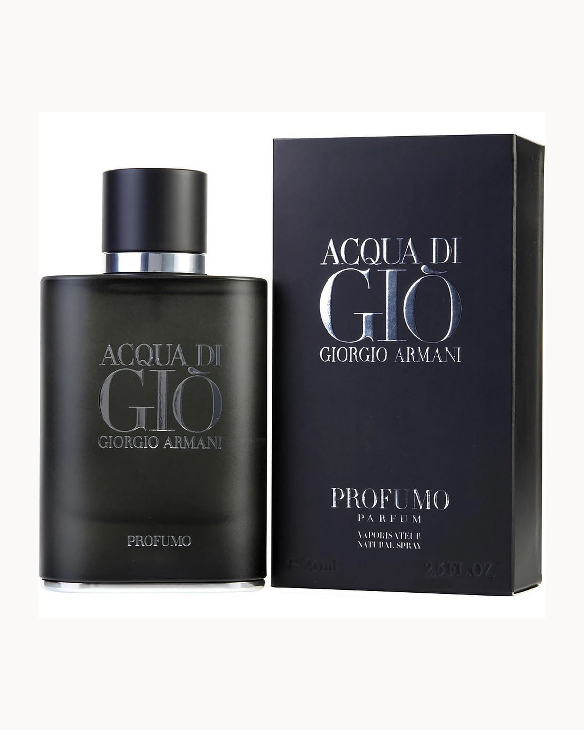 Frasco de Acqua di Gio Profumo de Giorgio Armani, perfume diseñador hombre