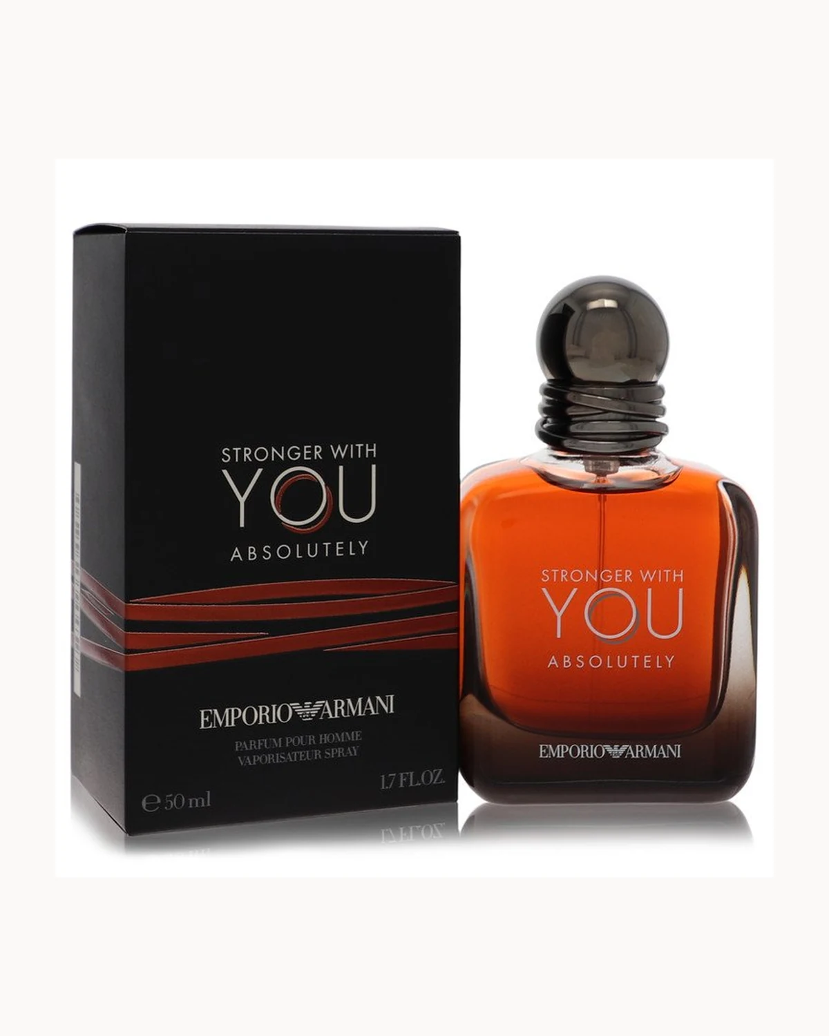 Frasco de Stronger With You Absolutely de Giorgio Armani, perfume diseñador hombre