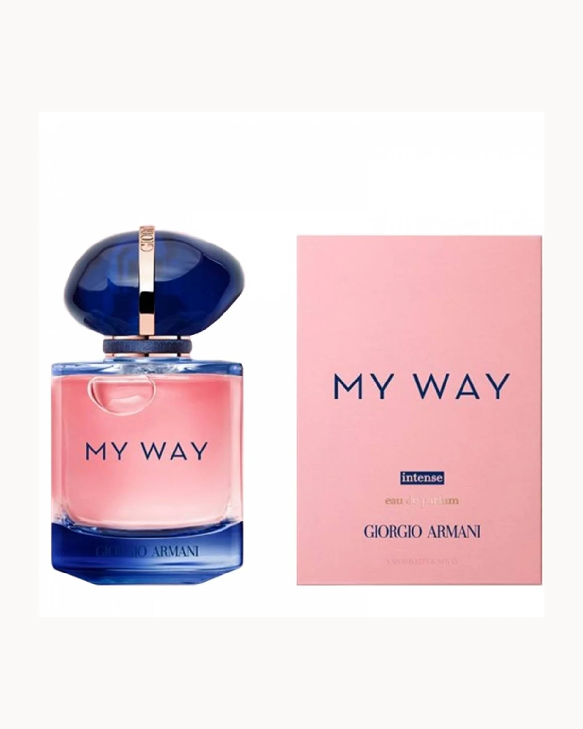 Frasco de My Way Intense de Giorgio Armani, perfume diseñador mujer