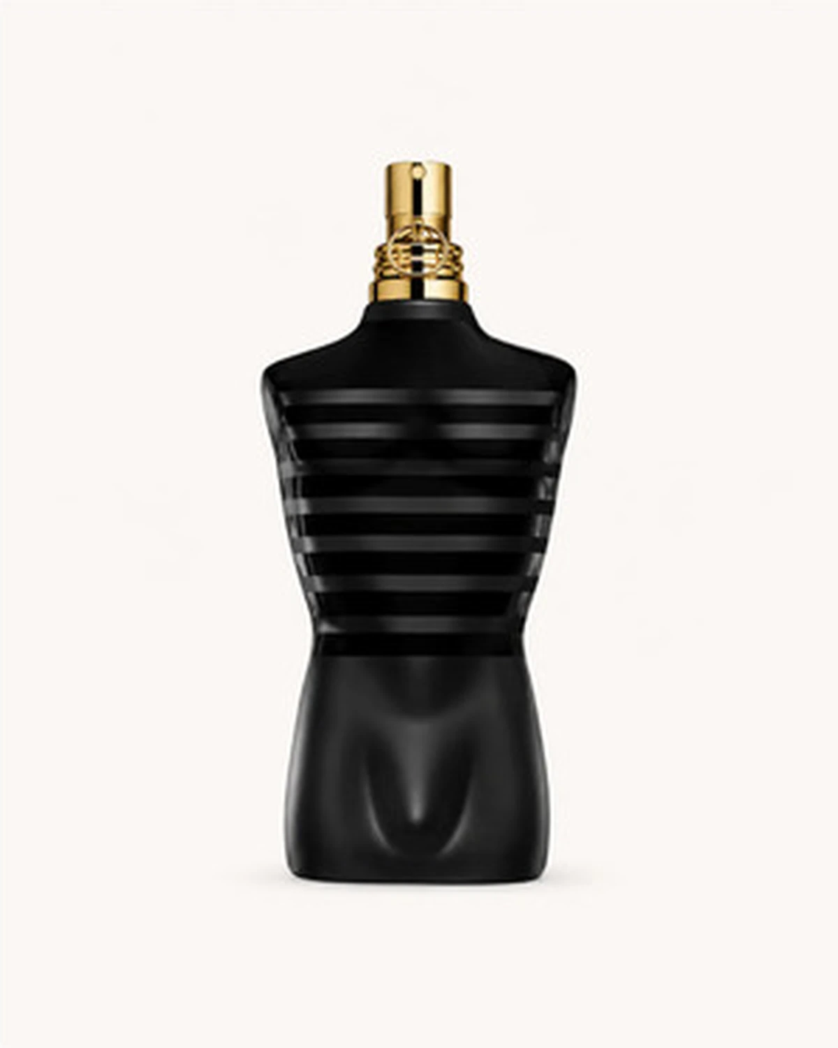 Frasco de Le Male Le Parfum de Jean Paul Gaultier, perfume diseñador hombre