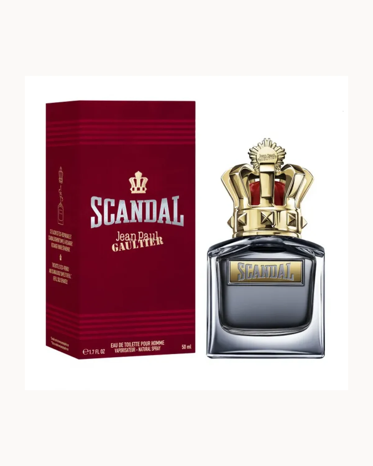 Frasco de Scandal Pour Homme de Jean Paul Gaultier, perfume diseñador hombre