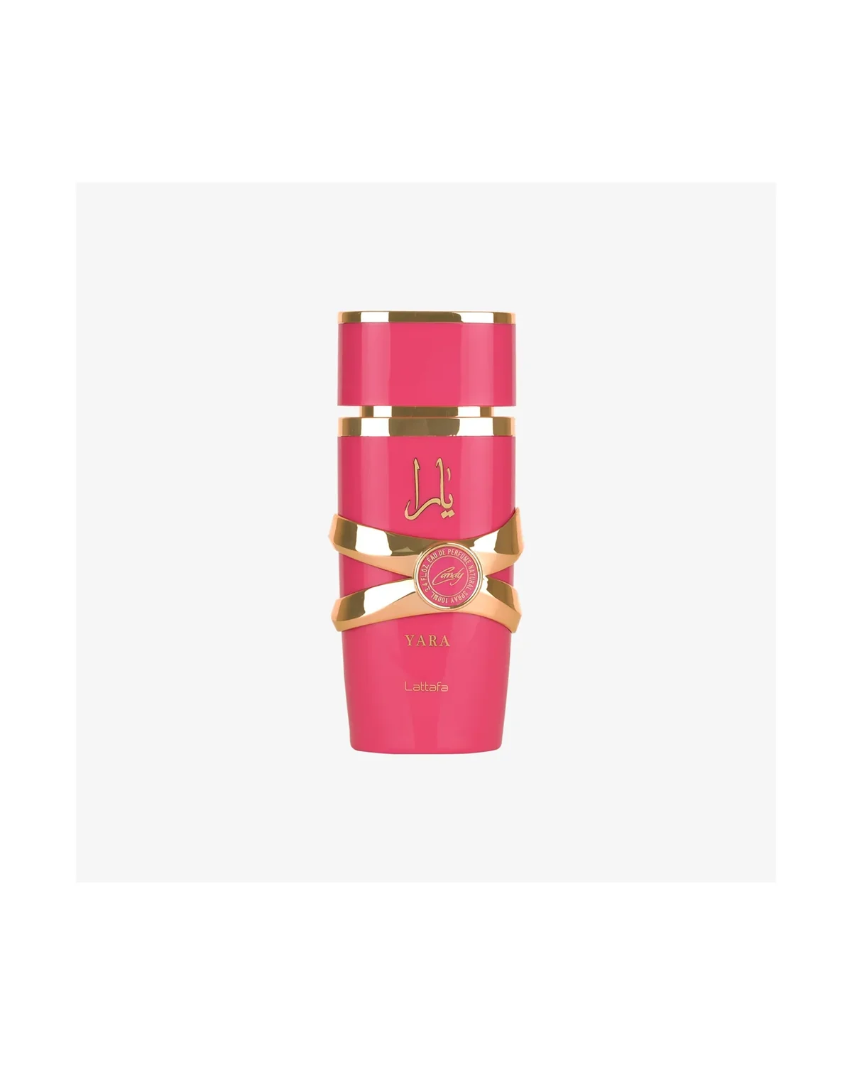 Frasco de Yara Candy de Lattafa, perfume árabes mujer