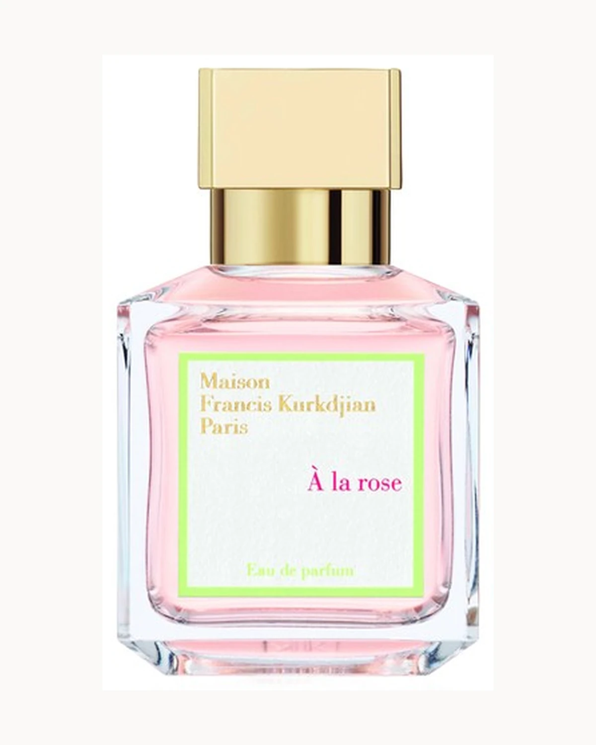 Frasco de À la rose de Maison Francis Kurkdjian, perfume nicho mujer