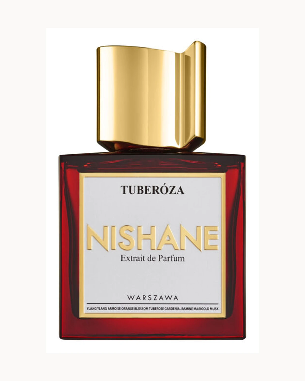 Frasco de Tuberoza de Nishane, perfume nicho mujer