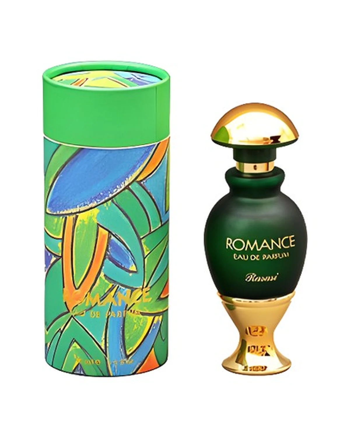 Frasco de Romance de Rasasi, perfume árabes mujer