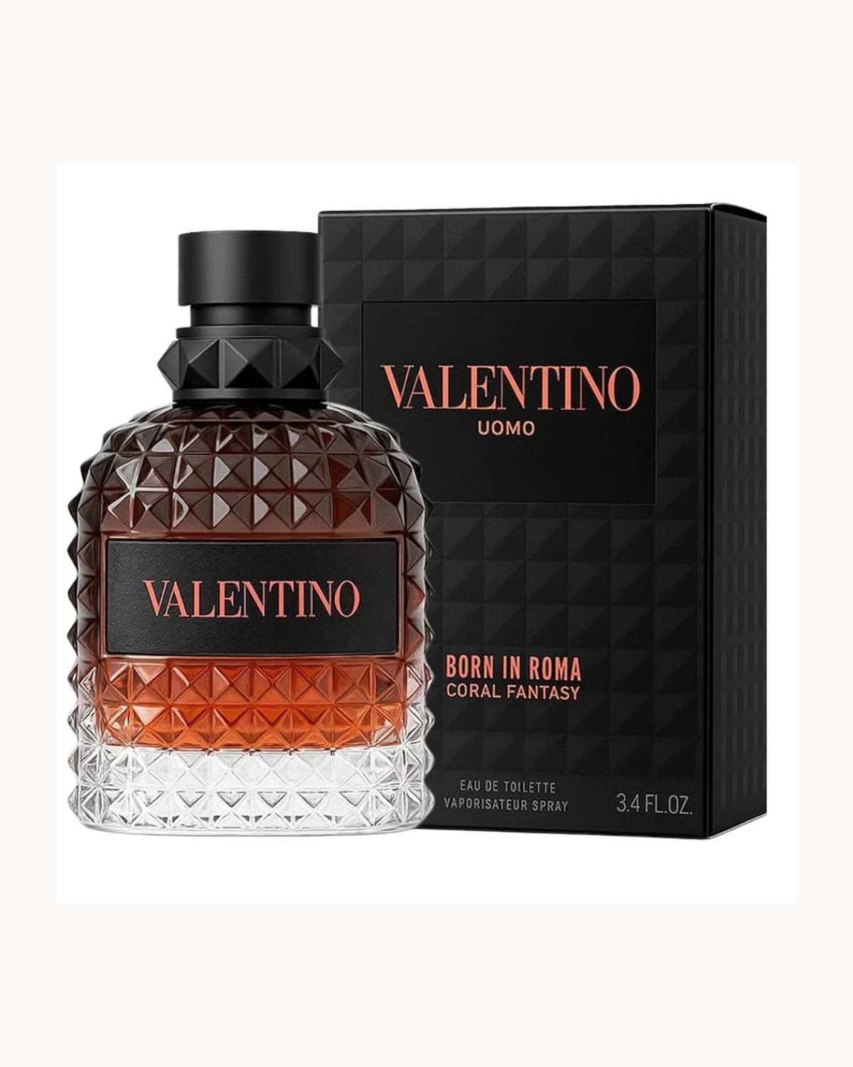 Frasco de Coral Fantasy de Valentino, perfume diseñador hombre