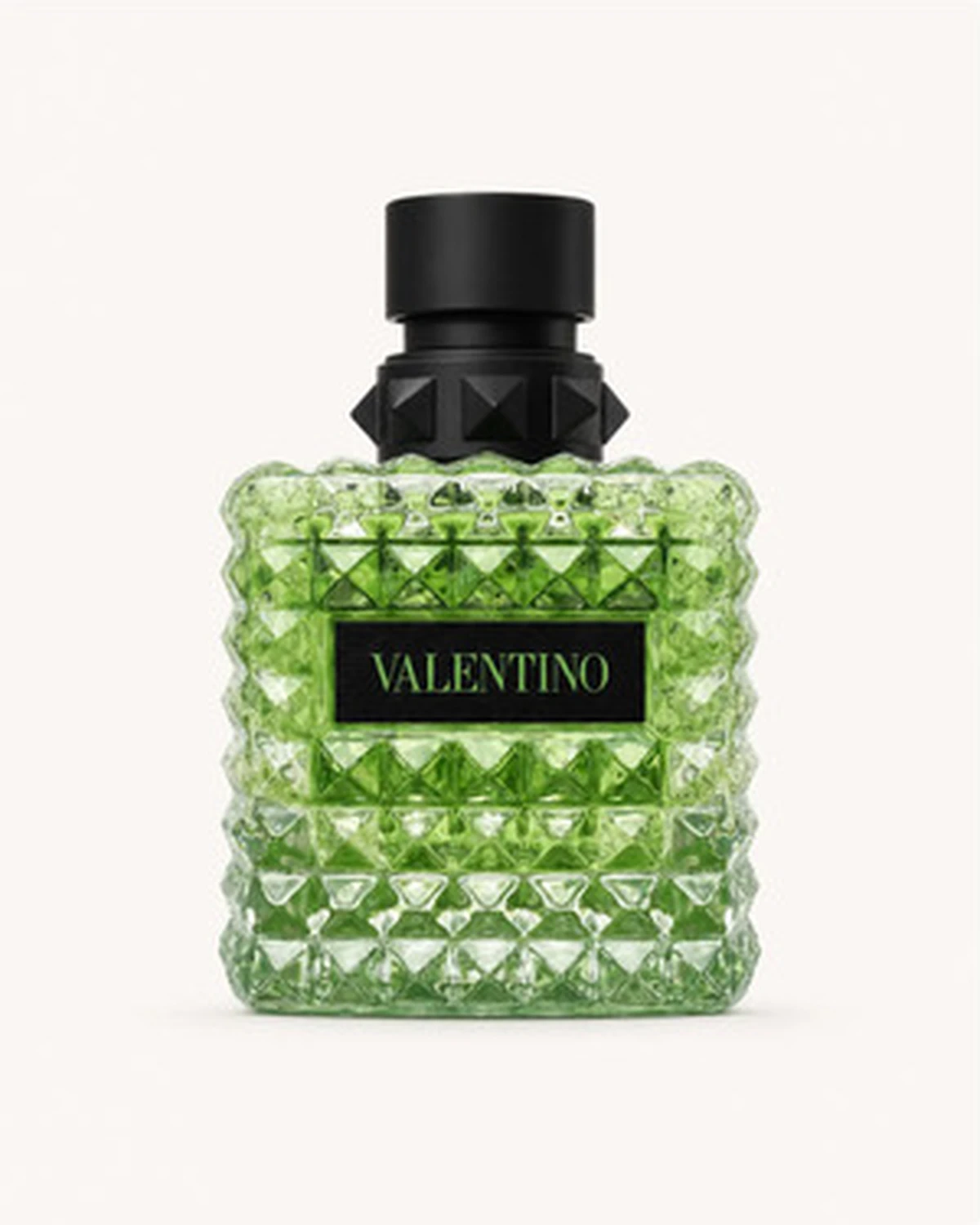 Frasco de Donna Born In Roma Green Stravaganza de Valentino, perfume diseñador mujer