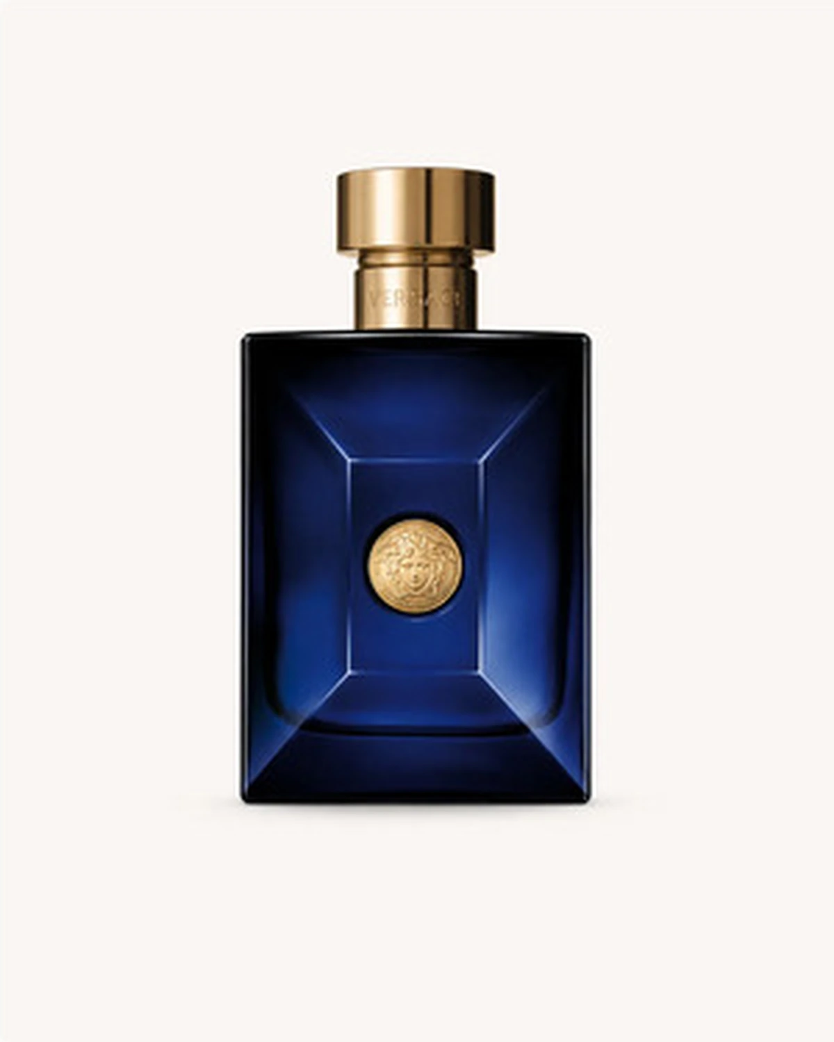 Frasco de Dylan Blue de Versace, perfume diseñador hombre