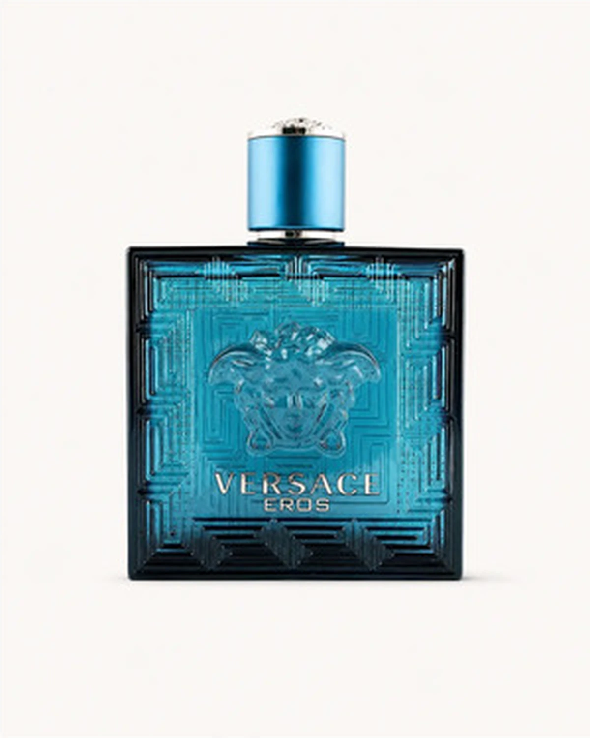 Frasco de Eros de Versace, perfume diseñador hombre