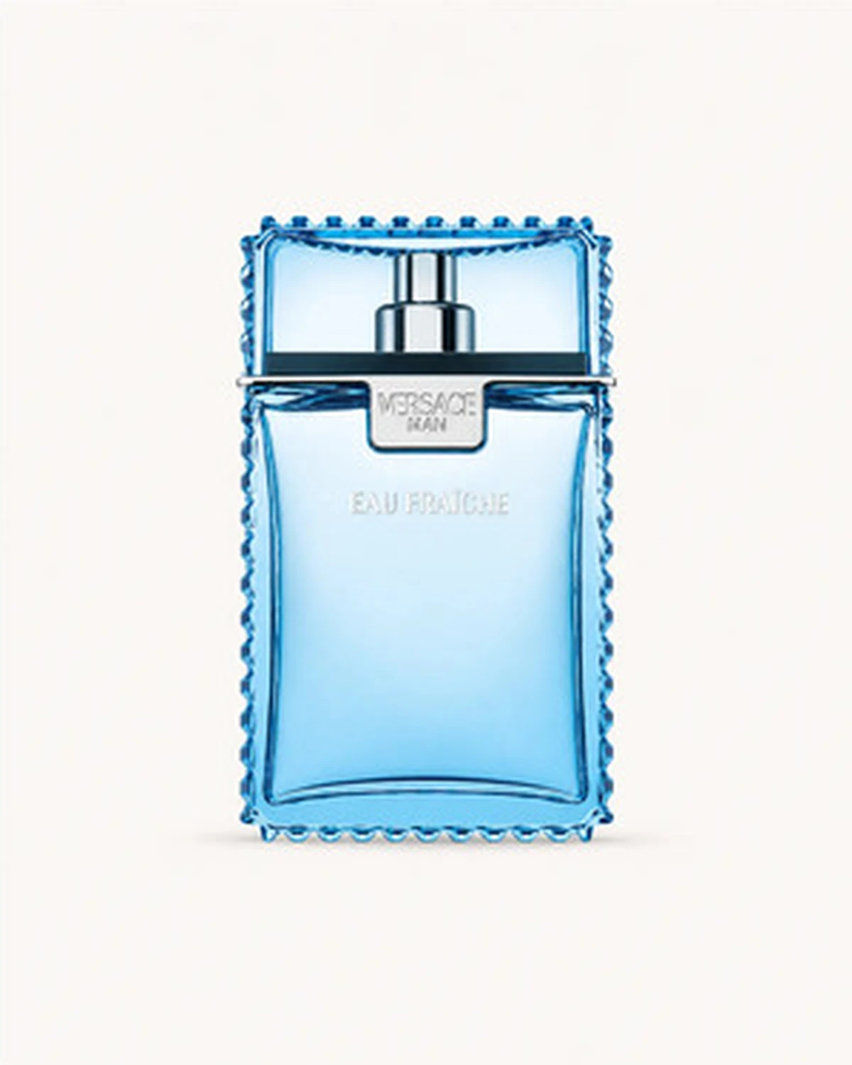 Frasco de Man Eau Fraîche de Versace, perfume diseñador hombre