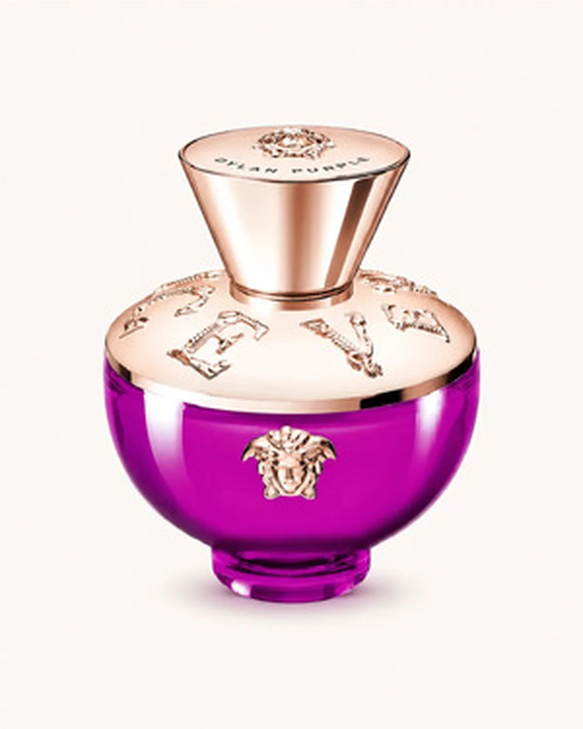 Frasco de Dylan Purple de Versace, perfume diseñador mujer