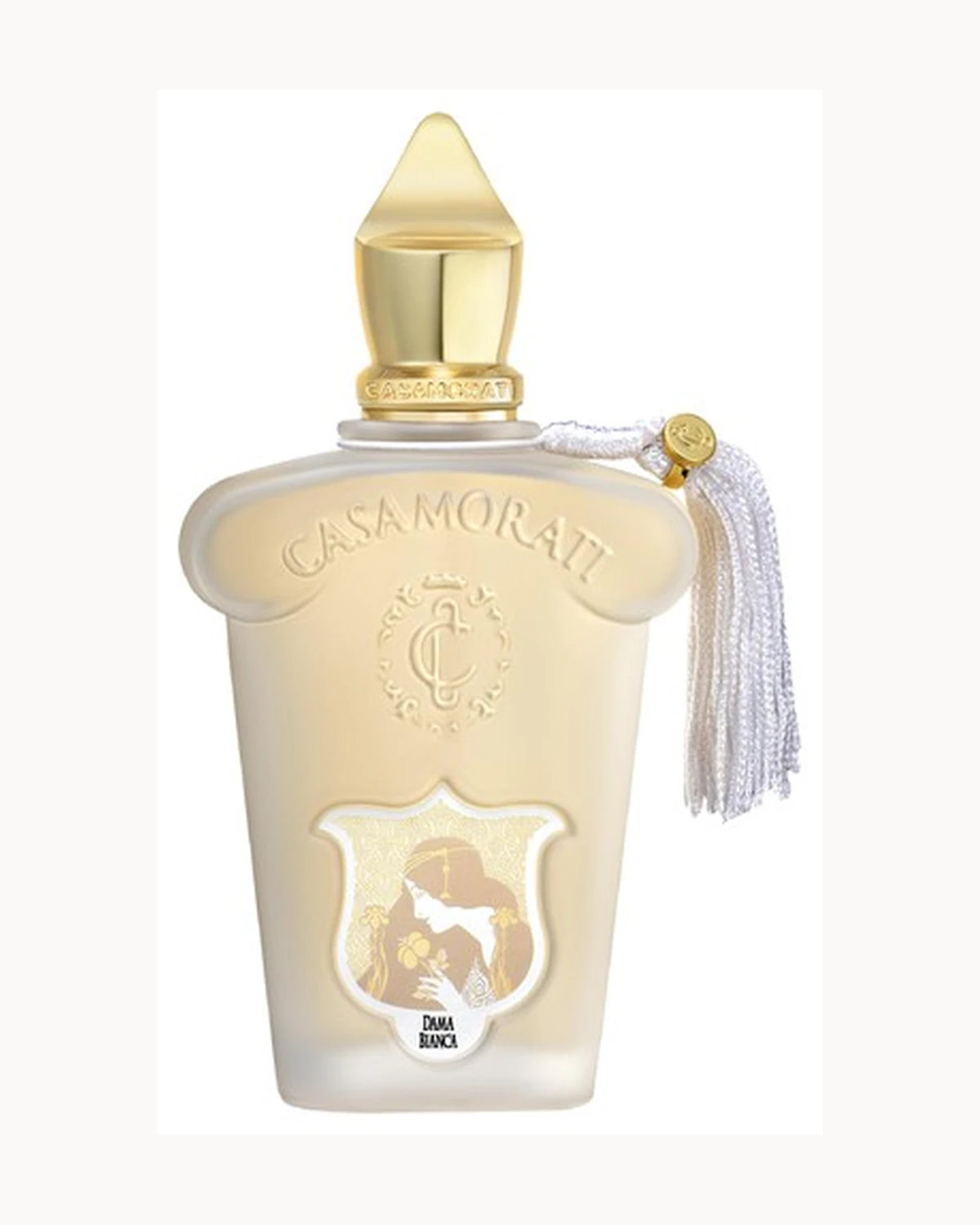 Frasco de Dama Bianca de Xerjoff, perfume nicho mujer
