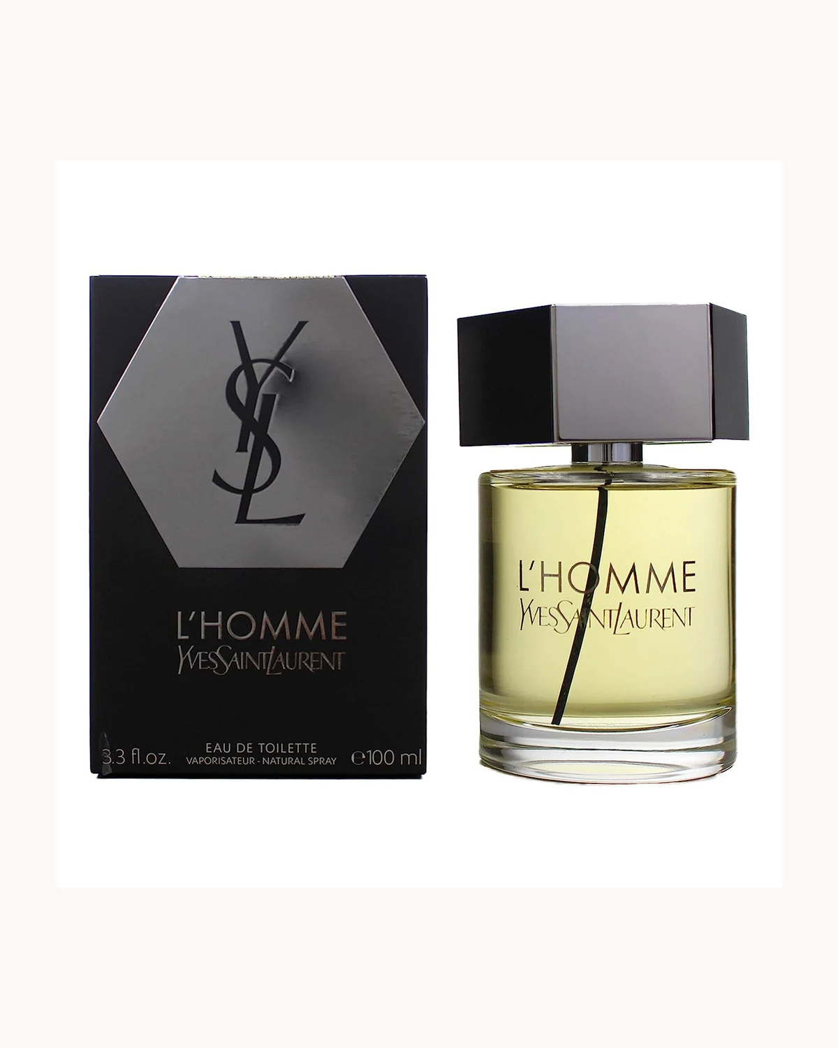 Frasco de L’Homme de Yves Saint Laurent, perfume diseñador hombre